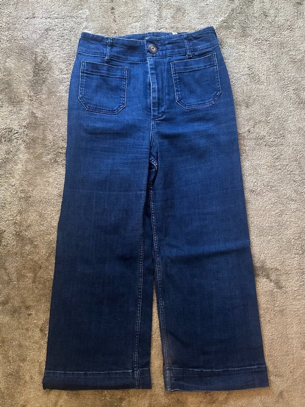 Maeve The Colette Crop Wide-Leg Jeans
